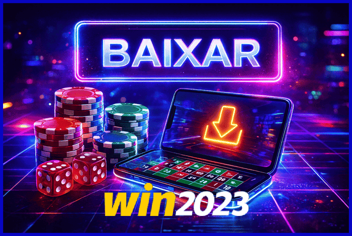 Imagem promovendo o app oficial da WIN2023 para mobile