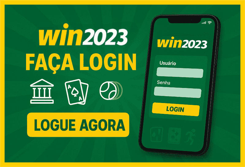 Imagem destacando login seguro na WIN2023 para novos usuários
